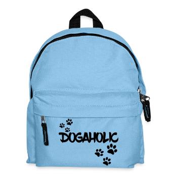 Dogaholic pour les amoureux des chiens. Amour de chien * - Sac à dos Enfant - bleu clair - Devant
