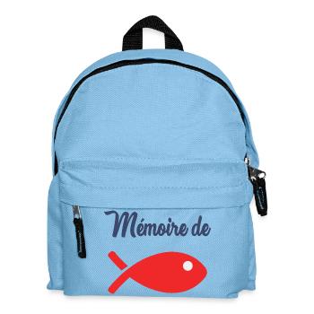 GOLDFISH MEMORY - Kids' Backpack - light blue - Front