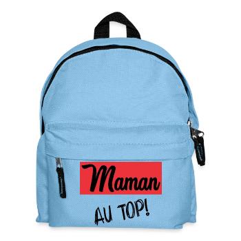 MAMAN. FÊTE DES MÈRES. BONNE FÊTE MAMAN - Sac à dos Enfant - bleu clair - Devant