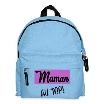 MUTTERTAG. SCHÖNEN MUTTERTAG. MAMA - Kinder Rucksack - Hellblau - Vorne