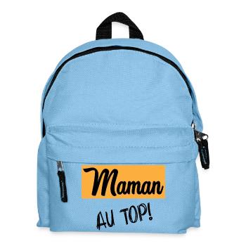 MAMAN. FÊTE DES MÈRES. BONNE FÊTE MAMAN - Sac à dos Enfant - bleu clair - Devant