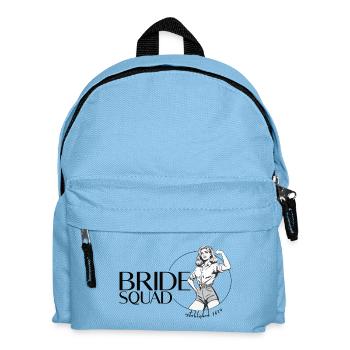 Équipe de mariées - Enterrement de vie de jeune fille - Sac à dos Enfant - bleu clair - Devant