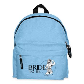 Bride to be - Bachelorette Junggesellinnen Party - Kinder Rucksack - Hellblau - Vorne