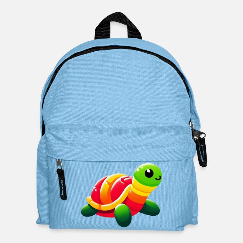 Schildkröte - Kinder Rucksack - Hellblau