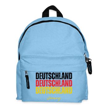 Drapeau de l’Allemagne, fierté allemande - Sac à dos Enfant - bleu clair - Devant