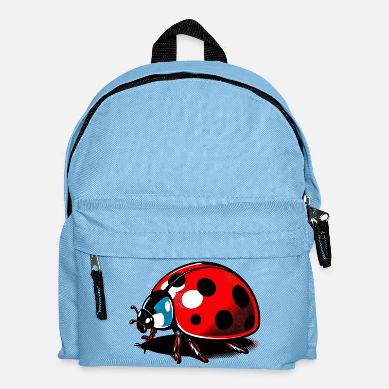 Marienkäfer - Kinder Rucksack - Hellblau