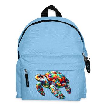 Tortue - Sac à dos Enfant - bleu clair - Devant