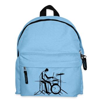 Tambours Musiciens - Sac à dos Enfant - bleu clair - Devant