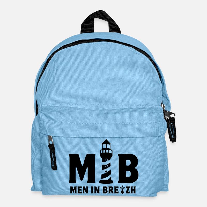 Bretagne, Bretonisch, Keltisch - Kinder Rucksack - Hellblau