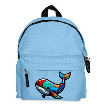 Wal - Kinder Rucksack - Hellblau - Vorne