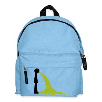 Drinking Motif - To Puke - Escalation and Crash - Kids' Backpack - light blue - Front