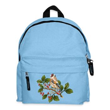 Bunter Vogel - Kinder Rucksack - Hellblau - Vorne