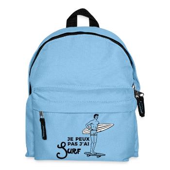 I can't I surfed - Kids' Backpack - light blue - Front