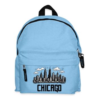 Ville de Chicago - Sac à dos Enfant - bleu clair - Devant