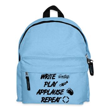 Dicton du trompettiste - Sac à dos Enfant - bleu clair - Devant