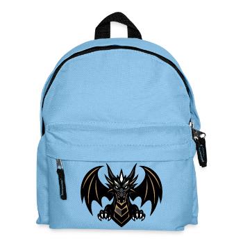 DRAGON LEVEL 1 - Kinder Rucksack - Hellblau - Vorne