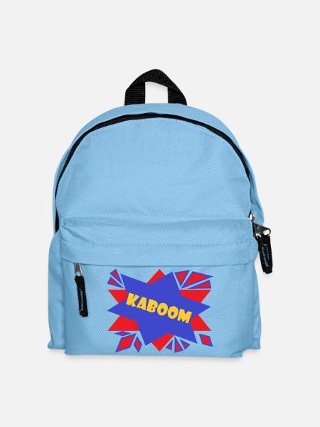 Comic Kaboom - Kids' Backpack - light blue