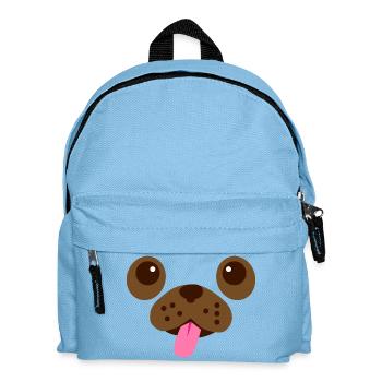 Carlin Visage - Sac à dos Enfant - bleu clair - Devant