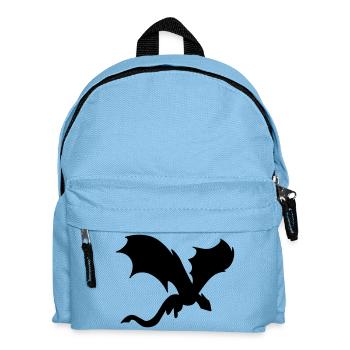Schatten des mythischen Drachen - Kinder Rucksack - Hellblau - Vorne