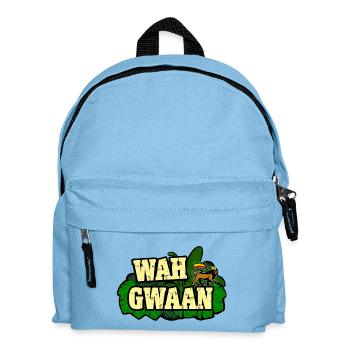 Reggae Jungle Wah Gwaan - Sac à dos Enfant - bleu clair - Devant