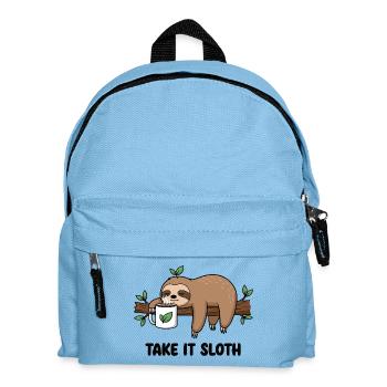 Lazy Latte - Kids' Backpack - light blue - Front