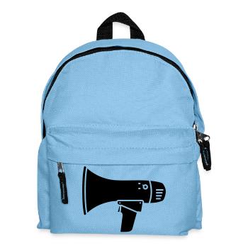 Ultras de démonstration bruyante du mégaphone - Sac à dos Enfant - bleu clair - Devant