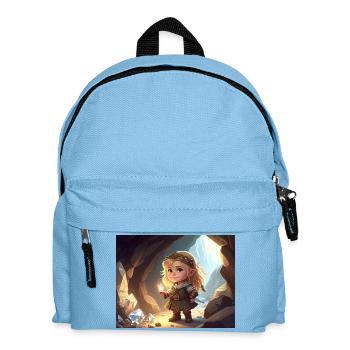 Crystal Princess in the Cave City - Kids' Backpack - light blue - Front