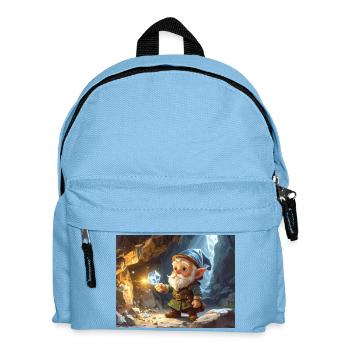 Gnome de cristal Étincelle de la grotte - Sac à dos Enfant - bleu clair - Devant