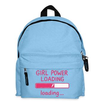 Barre de chargement Girl Power - Sac à dos Enfant - bleu clair - Devant