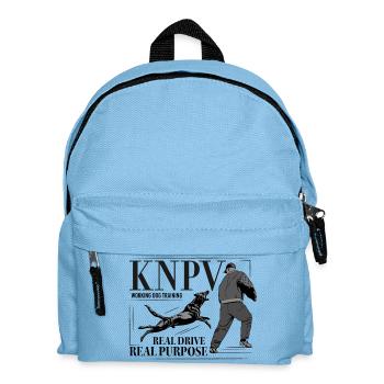 KNPV Working Dog Training  - Kids' Backpack - light blue - Front