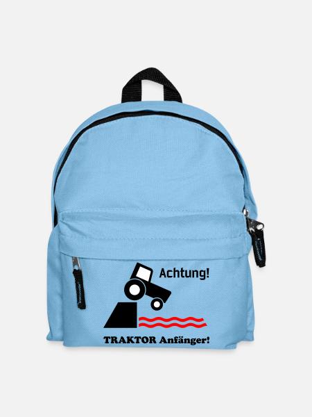 Tractor Beginners - Kids' Backpack - light blue
