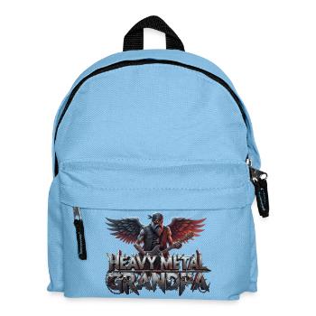 Papy Heavy Metal - Sac à dos Enfant - bleu clair - Devant
