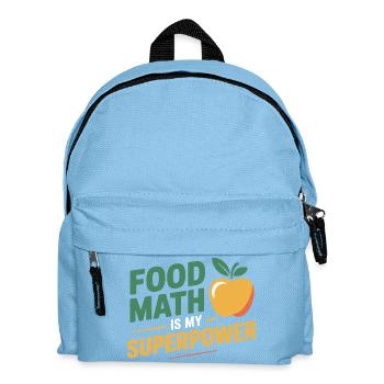 Calcul précis du nutritionniste professionnel - Sac à dos Enfant - bleu clair - Devant