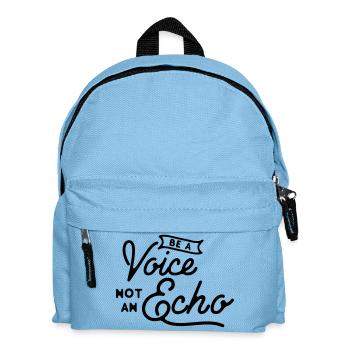 Soyez une voix, pas un écho - Intégrité du leadership - Sac à dos Enfant - bleu clair - Devant