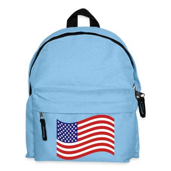 Drapeau des États-Unis - Sac à dos Enfant - bleu clair - Devant