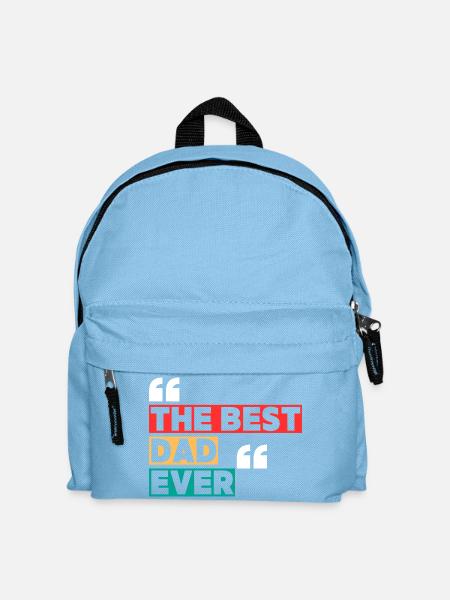 Der beste Vater - Kinder Rucksack - Hellblau