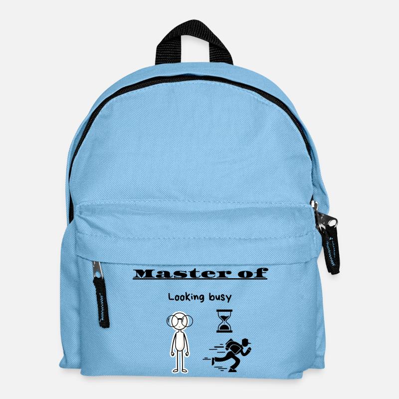 Meister des beschäftigten Wirkens - Kinder Rucksack - Hellblau