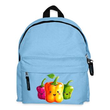 Trio Coloré du Piment - Sac à dos Enfant - bleu clair - Devant