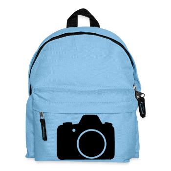 Camera - Kids' Backpack - light blue - Front