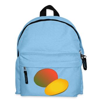 Tropical Mango Duo Gradient - Kids' Backpack - light blue - Front