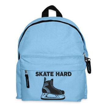 Eishockey Puck Action Schlittschuh Hockey Sport - Kinder Rucksack - Hellblau - Vorne