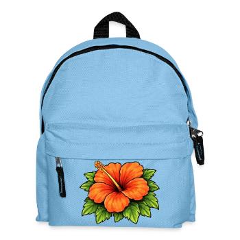 Hibiscus Tropical Bloom - Kids' Backpack - light blue - Front