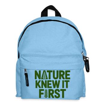 Naturheilkunde Naturkunde wusste es zuerst Profi - Kinder Rucksack - Hellblau - Vorne