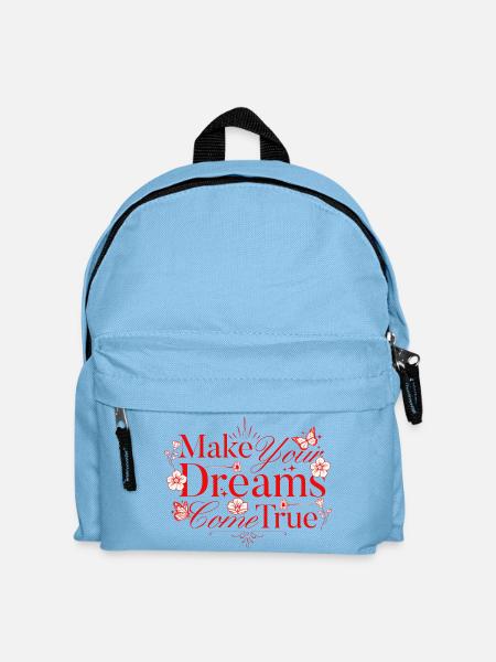 Réalisez Vos Rêves Floraux - Sac à dos Enfant - bleu clair