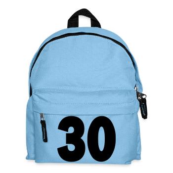 30 - Kids' Backpack - light blue - Front