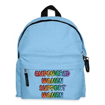 Empowered Women Support Women Rainbow - Kids' Backpack - light blue - Front