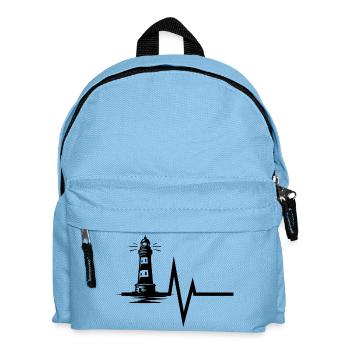 Battement de cœur du phare - Sac à dos Enfant - bleu clair - Devant