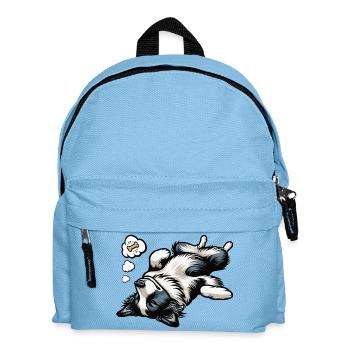 Border Collie Collie Owner Collie Lover - Kids' Backpack - light blue - Front