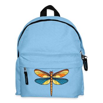 Sonnenflügel Drachenfliege - Kinder Rucksack - Hellblau - Vorne