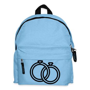 alliances mariage - Sac à dos Enfant - bleu clair - Devant